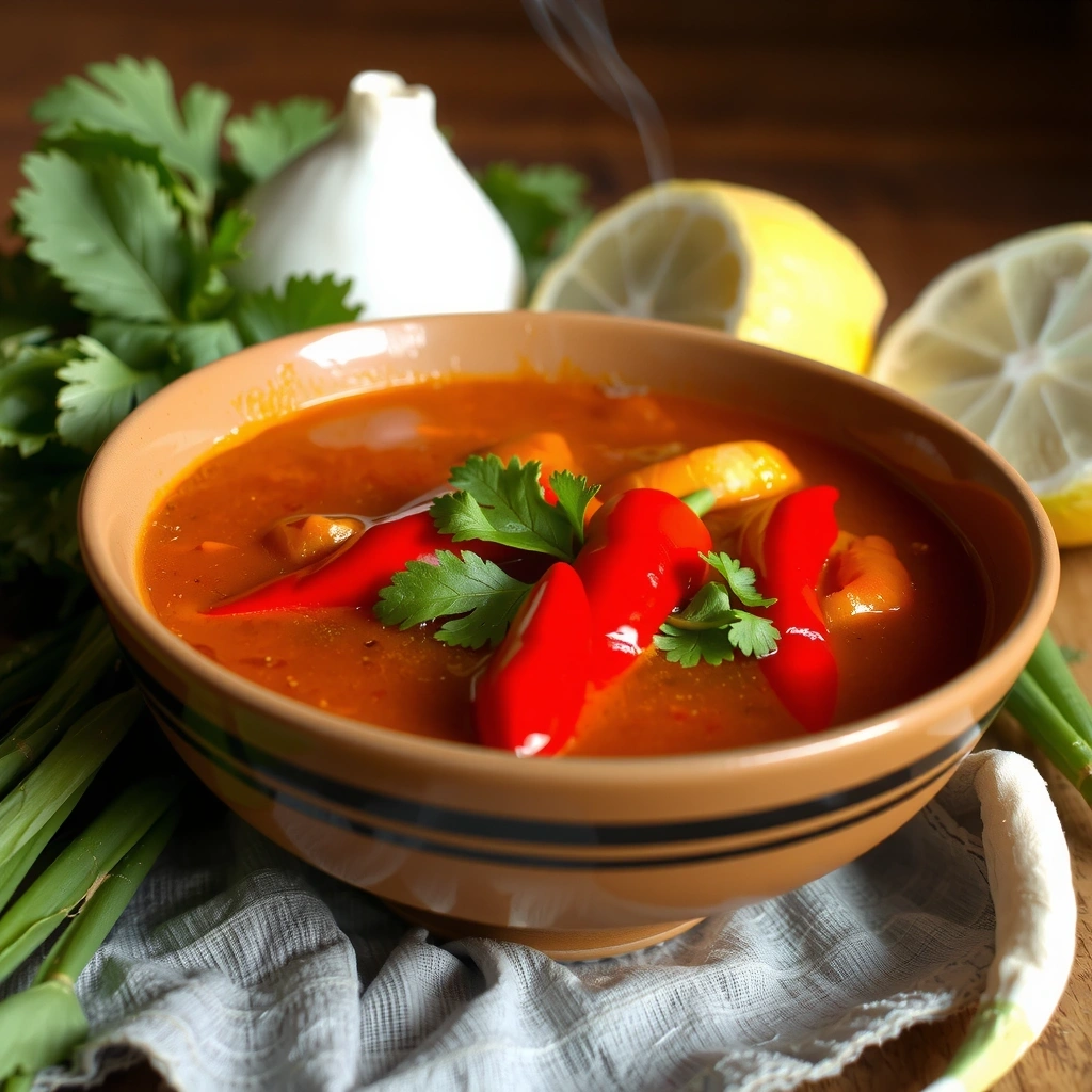 Fresh Thai herbal ingredients for balance